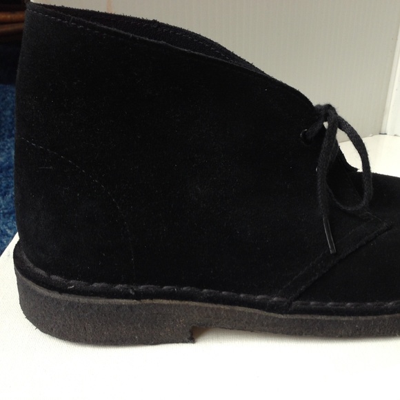 Clarks Original Desert Boots Black Suede 8.5 - Picture 4 of 10